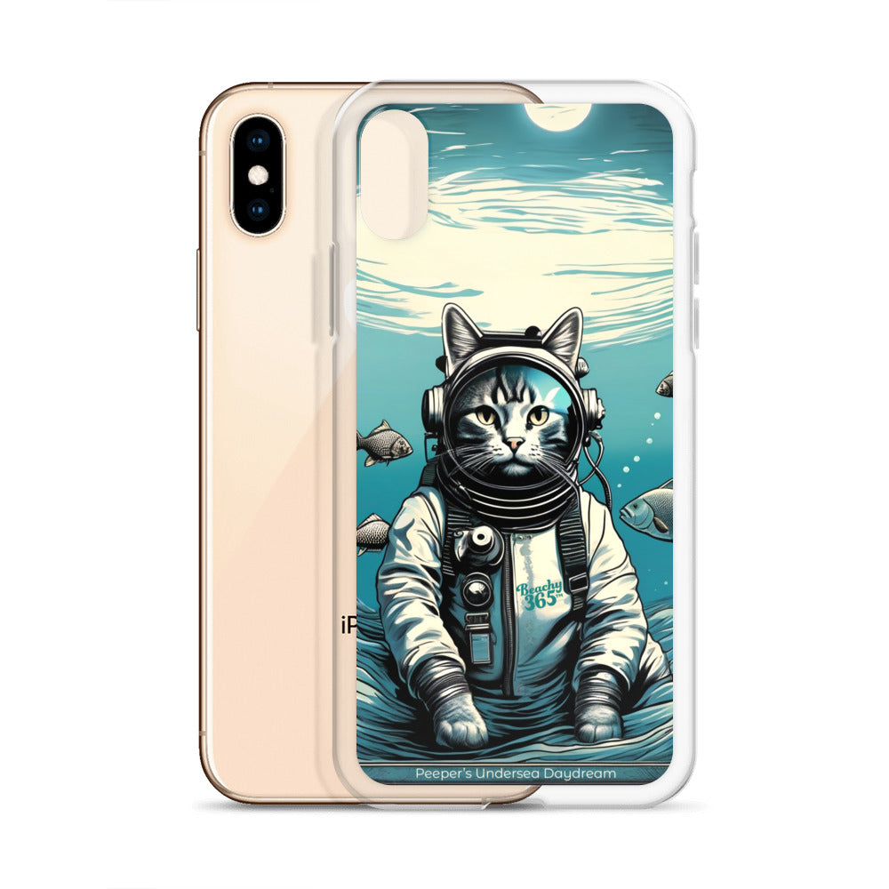 Peeper the Cat's Undersea Daydream iPhone Case