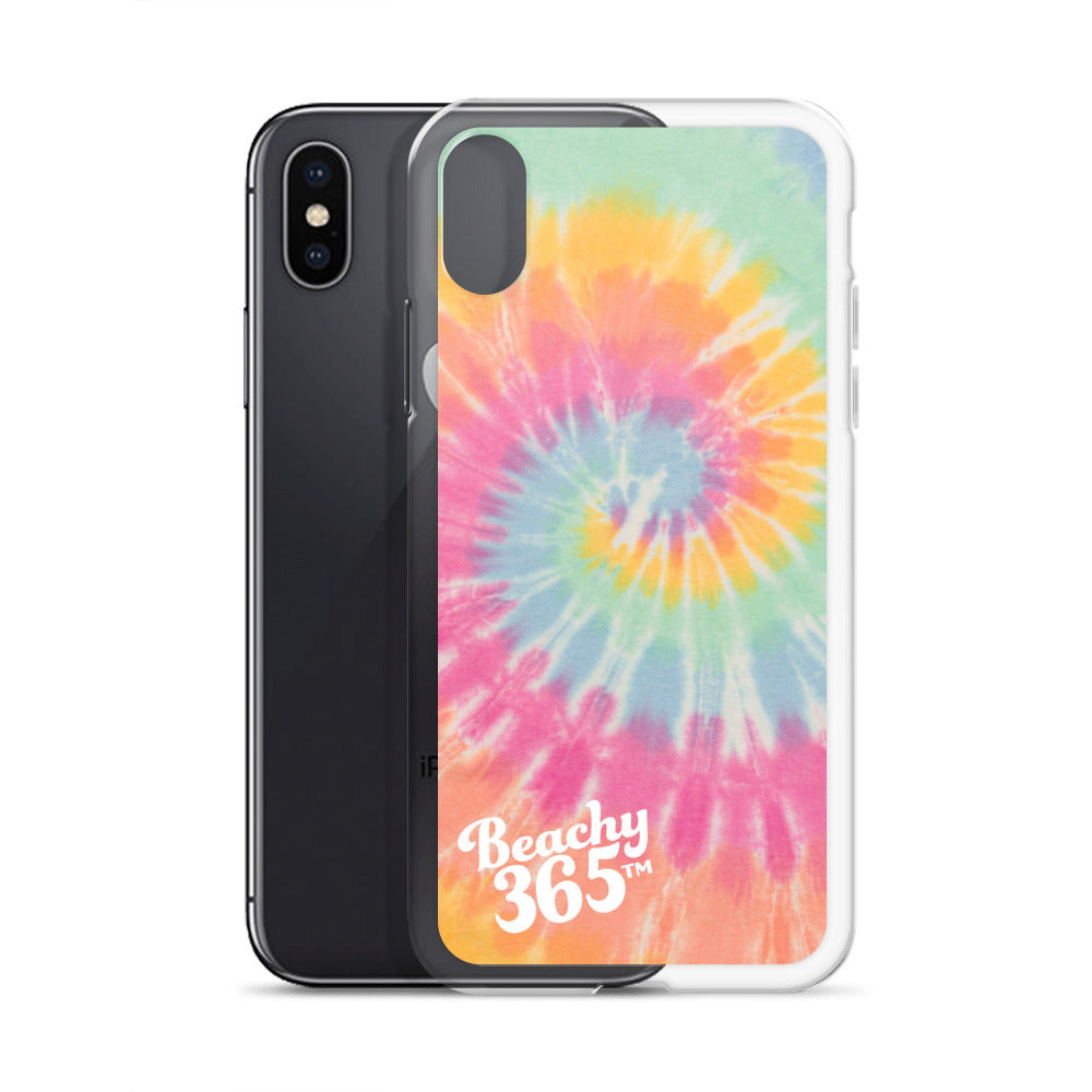 Sherbet Rainbow Tie-Dye iPhone Case
