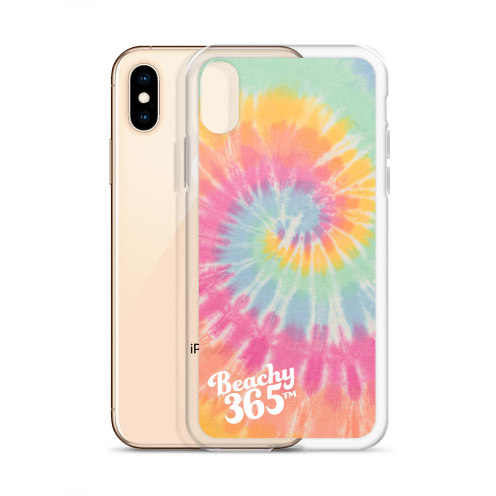 Sherbet Rainbow Tie-Dye iPhone Case