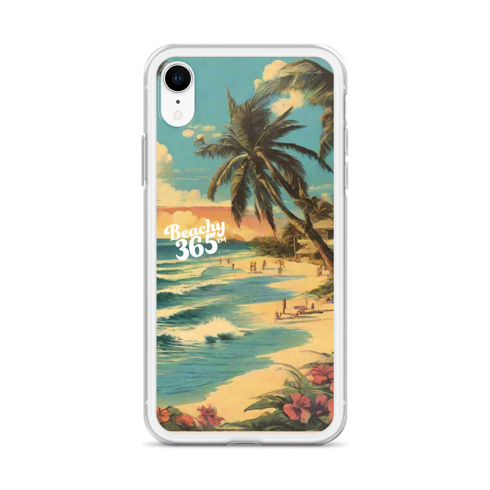 Postcard Tropical Beach iPhone Case