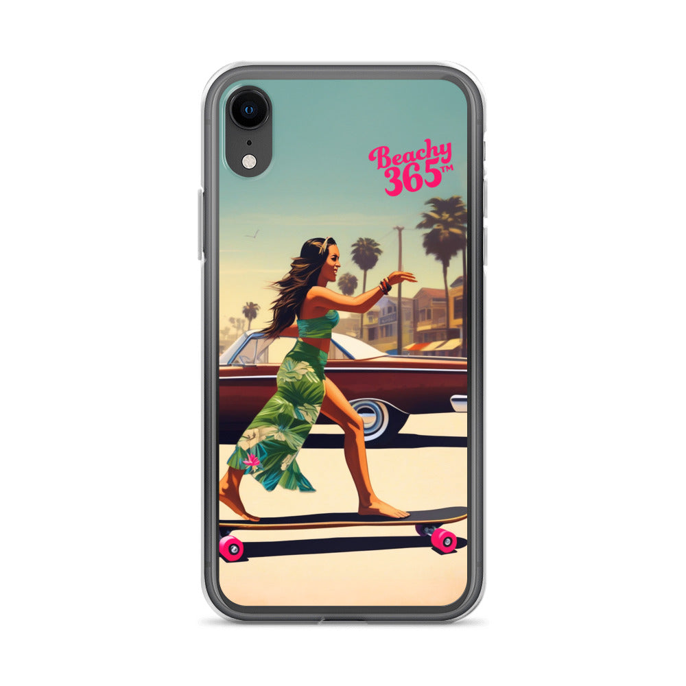 Skate Like an Egyptian - Longboard Dancer iPhone Case