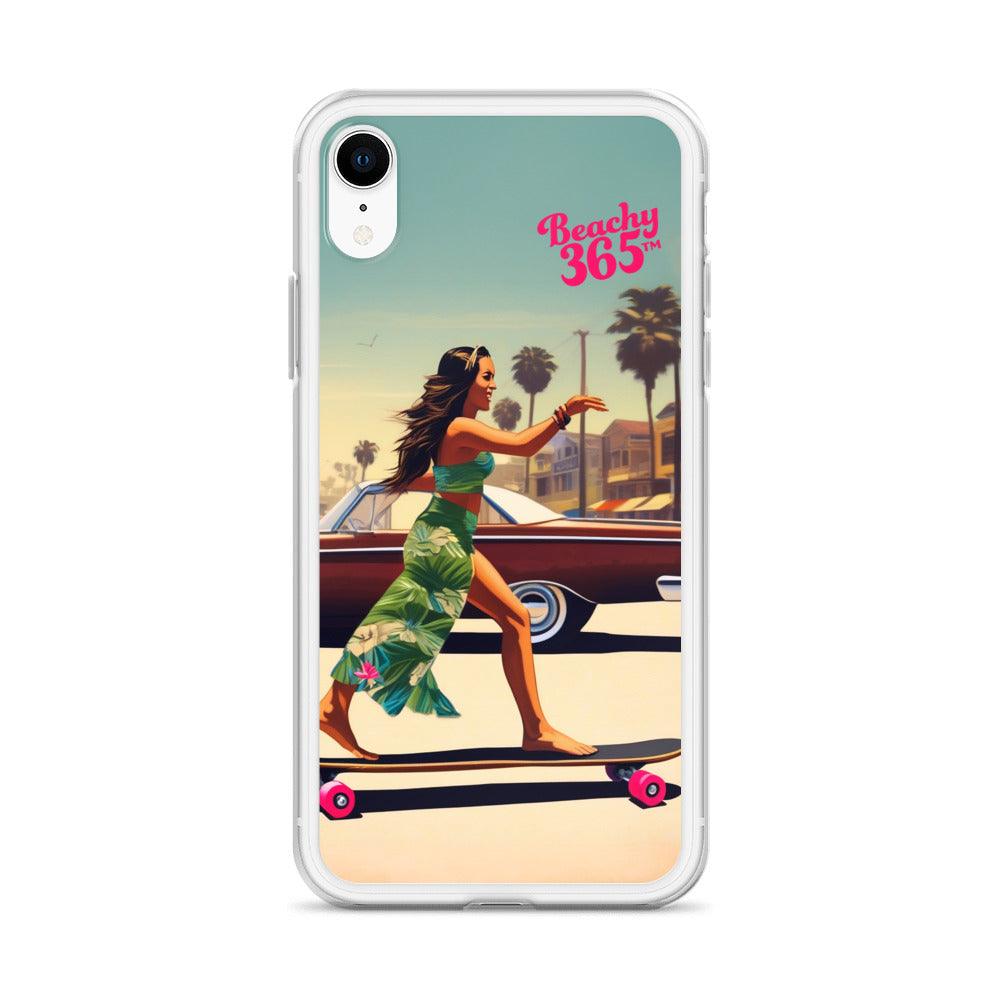 Skate Like an Egyptian - Longboard Dancer iPhone Case