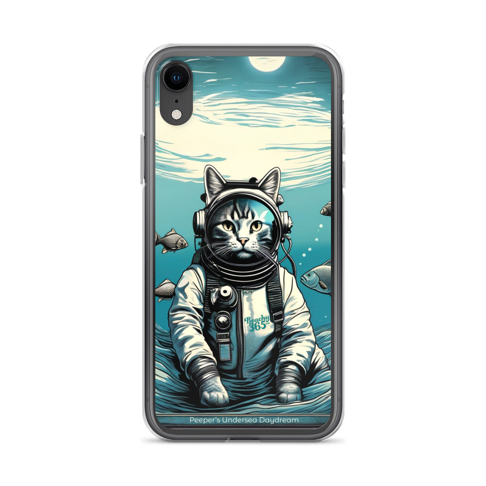 Peeper the Cat's Undersea Daydream iPhone Case
