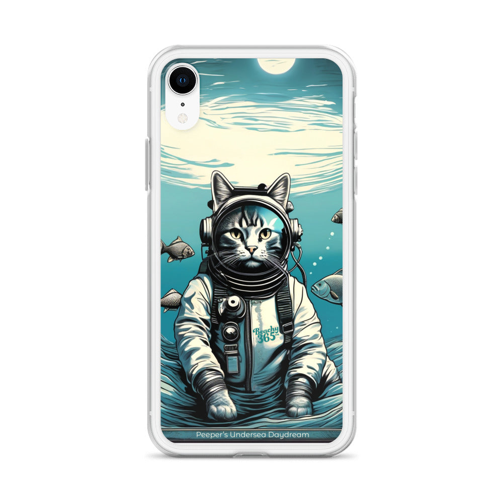 Peeper the Cat's Undersea Daydream iPhone Case
