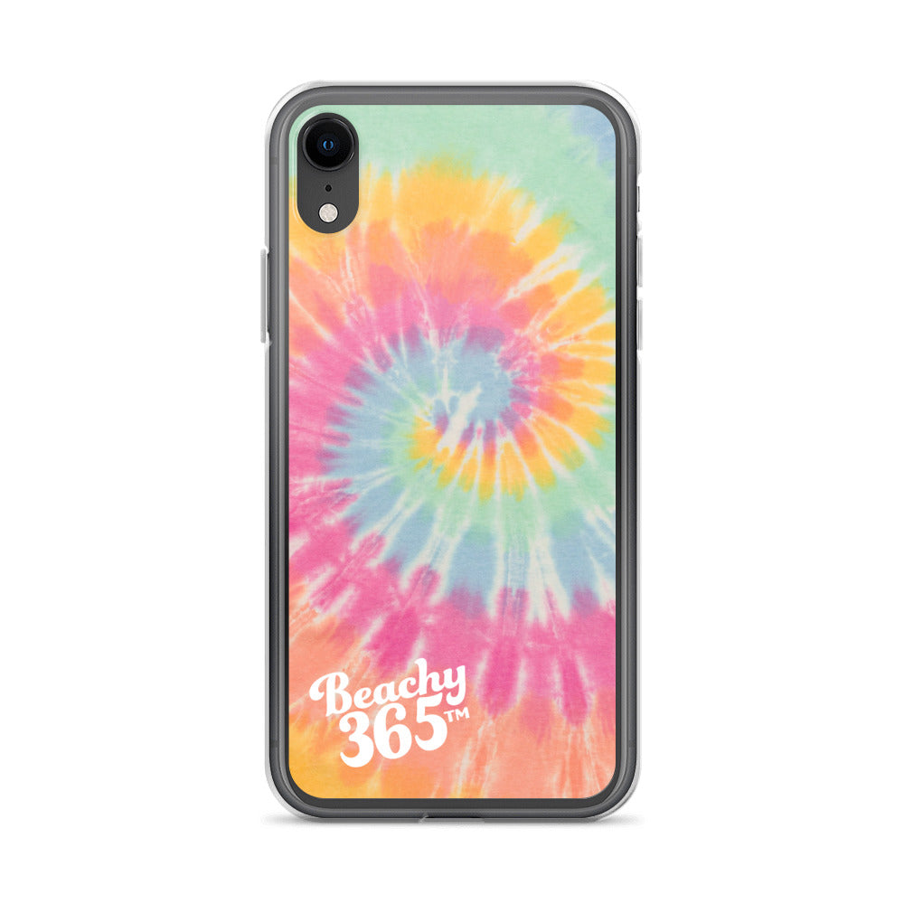 Sherbet Rainbow Tie-Dye iPhone Case