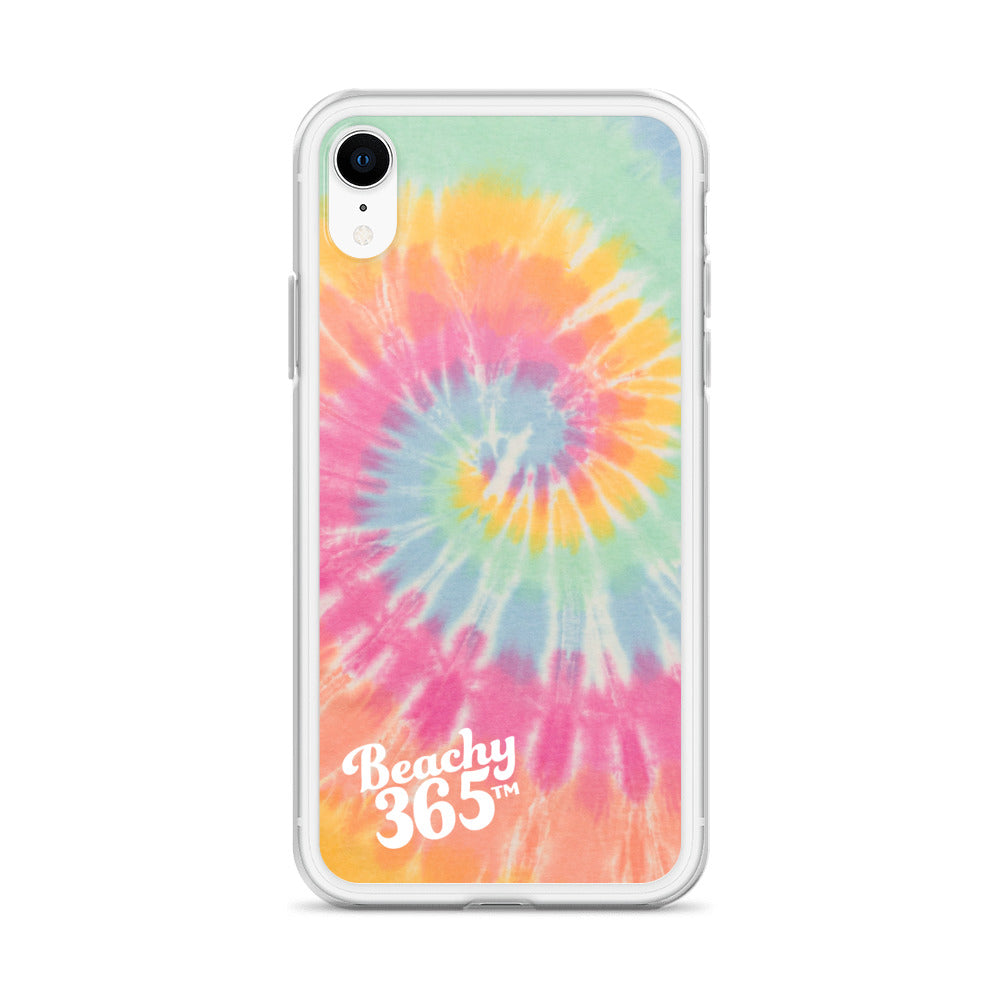 Sherbet Rainbow Tie-Dye iPhone Case