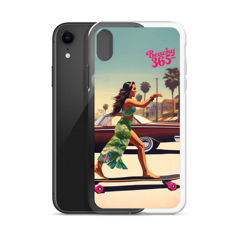 Skate Like an Egyptian - Longboard Dancer iPhone Case