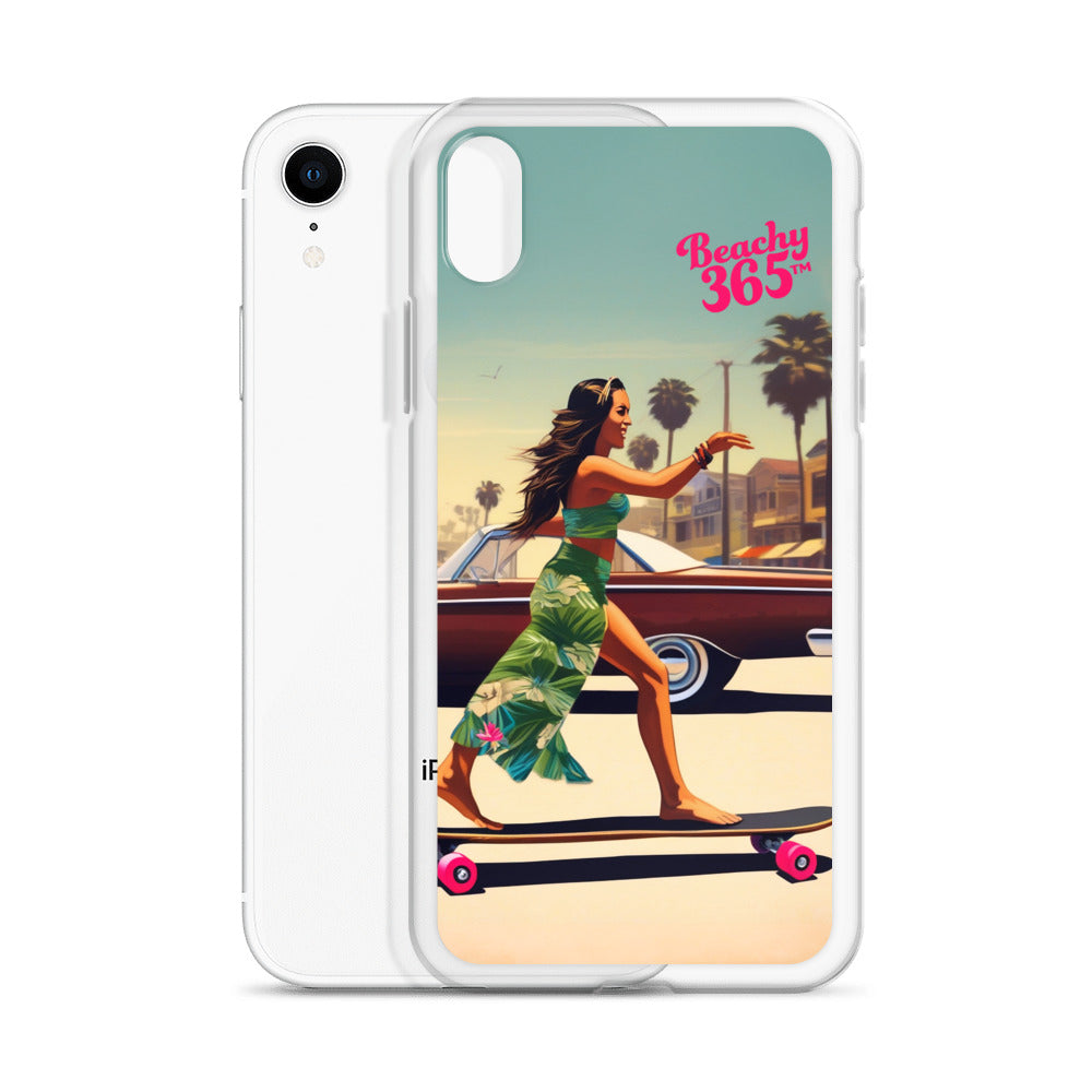 Skate Like an Egyptian - Longboard Dancer iPhone Case