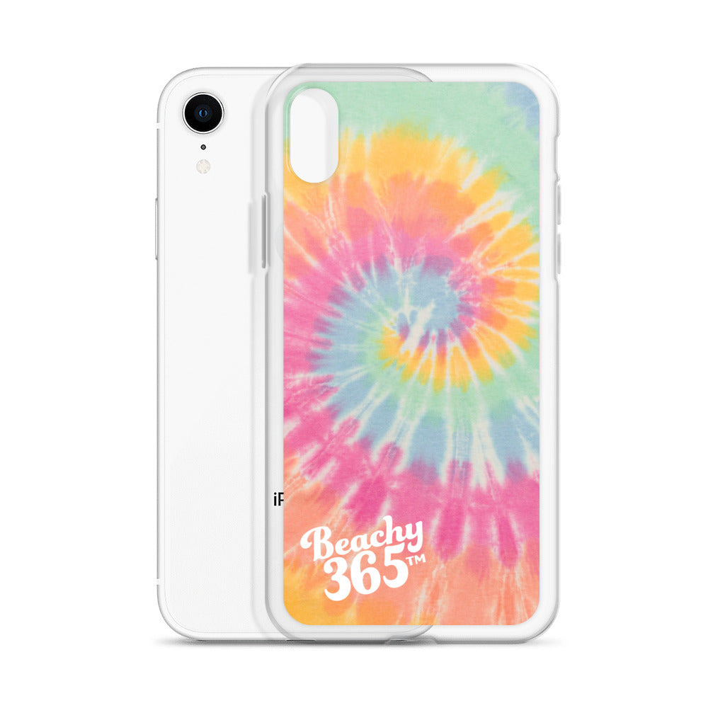 Sherbet Rainbow Tie-Dye iPhone Case