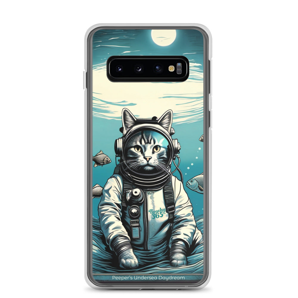 Peeper the Cat's Undersea Daydream Samsung Phone Case