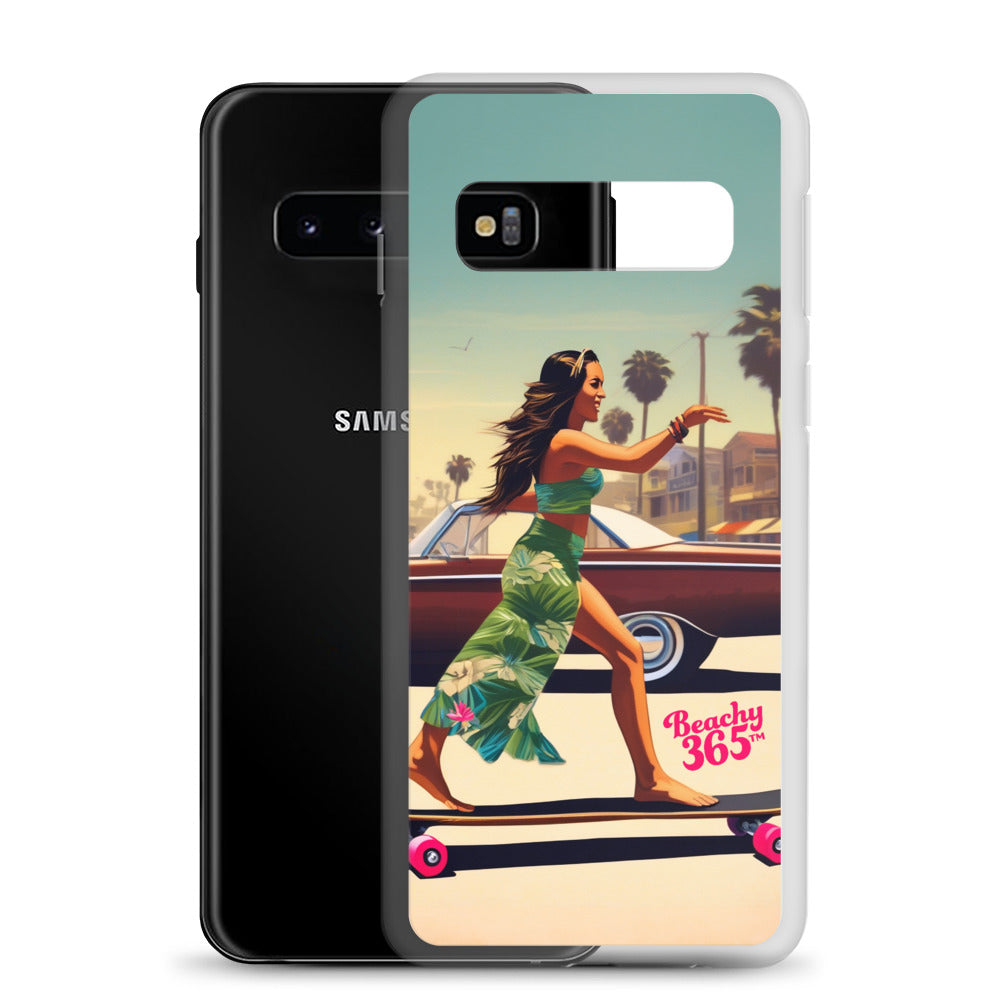 Skate Like an Egyptian - Longboard Dancer Samsung Phone Case