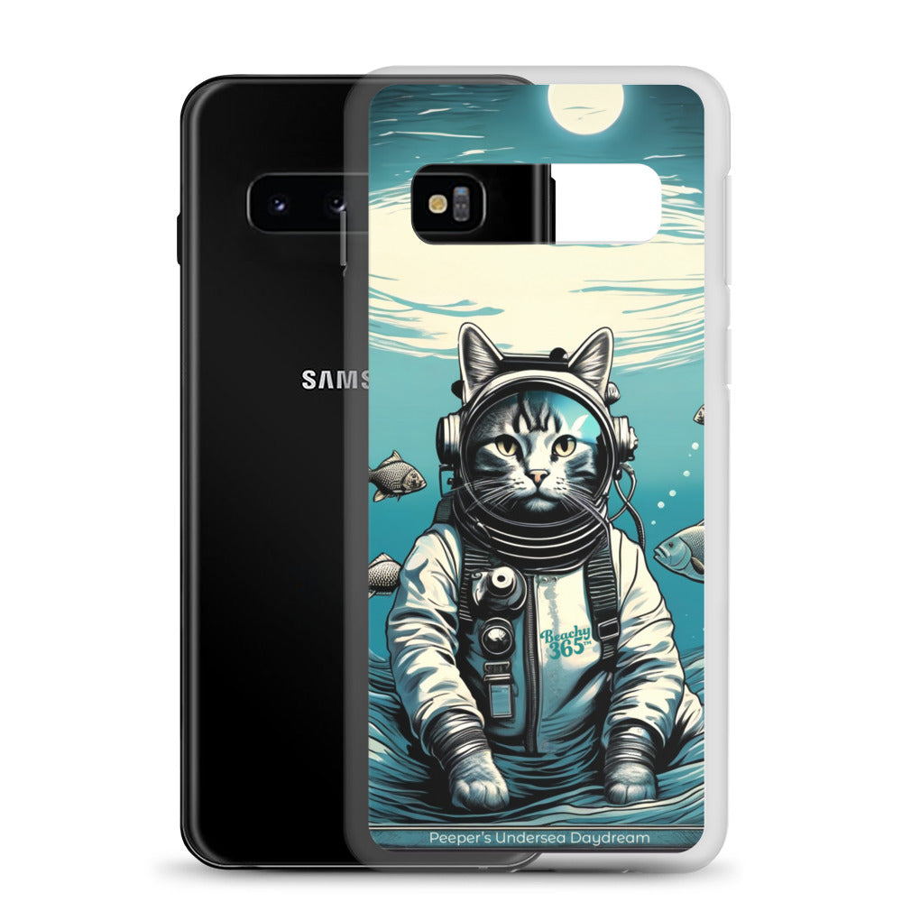 Peeper the Cat's Undersea Daydream Samsung Phone Case