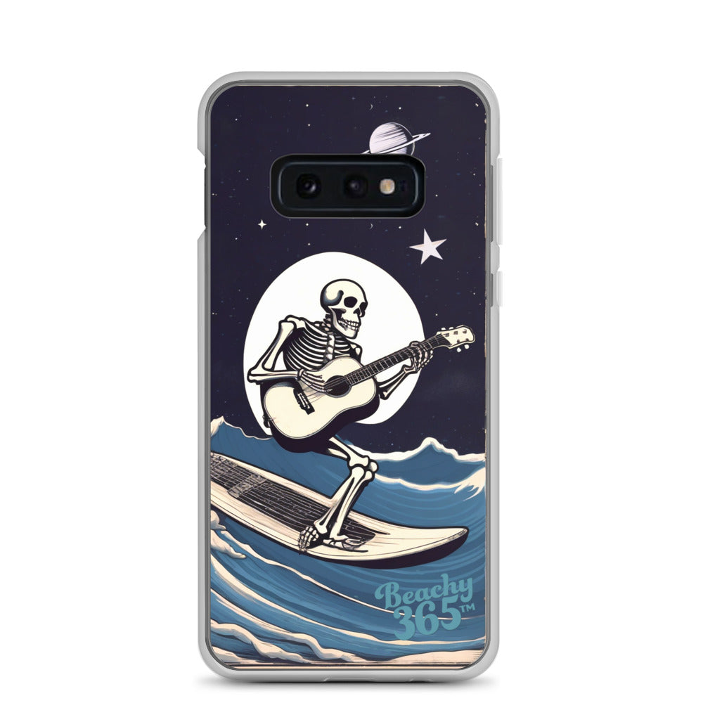 Skeleton Playing Guitar Surfing Samsung Phone Case