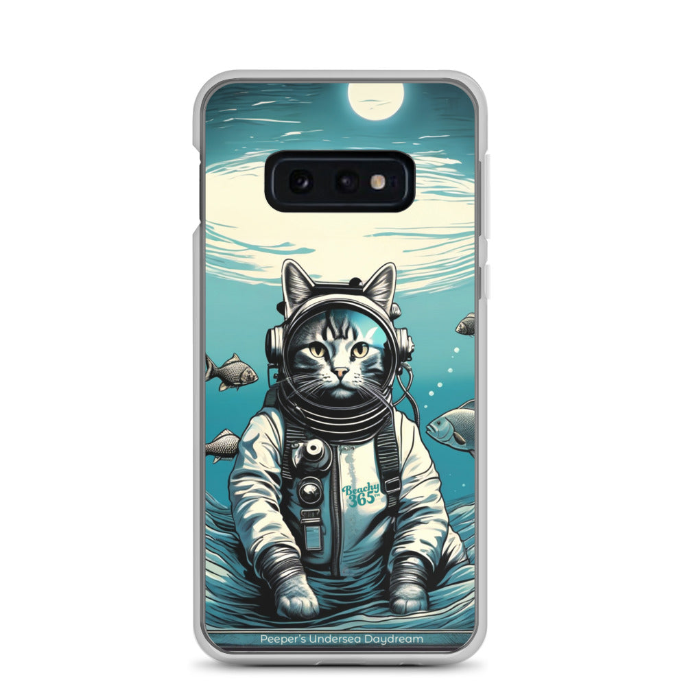 Peeper the Cat's Undersea Daydream Samsung Phone Case