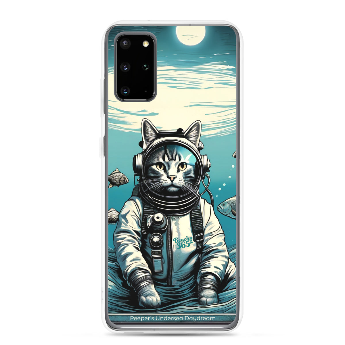 Peeper the Cat's Undersea Daydream Samsung Phone Case