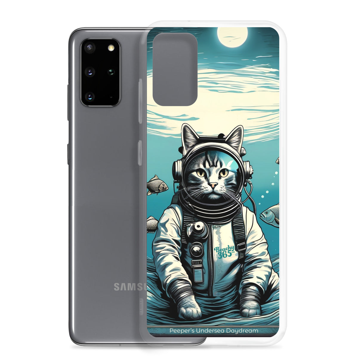 Peeper the Cat's Undersea Daydream Samsung Phone Case