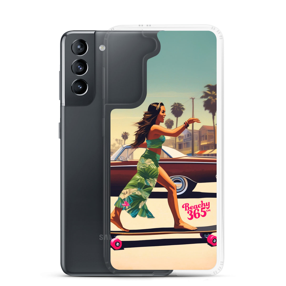Skate Like an Egyptian - Longboard Dancer Samsung Phone Case