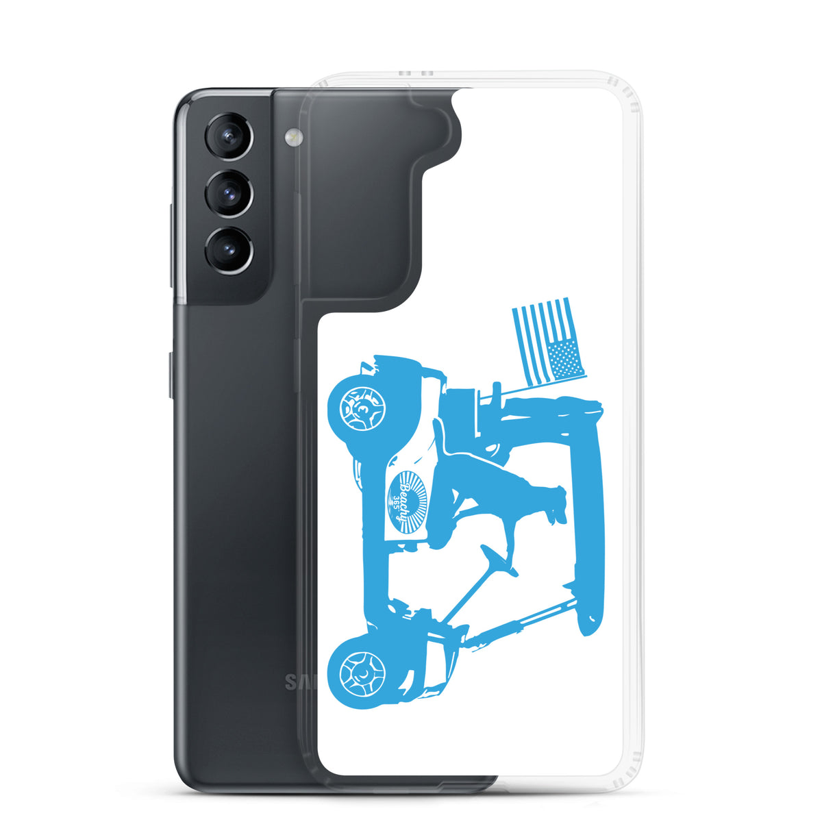 Golf Cart Dog Samsung Phone Case