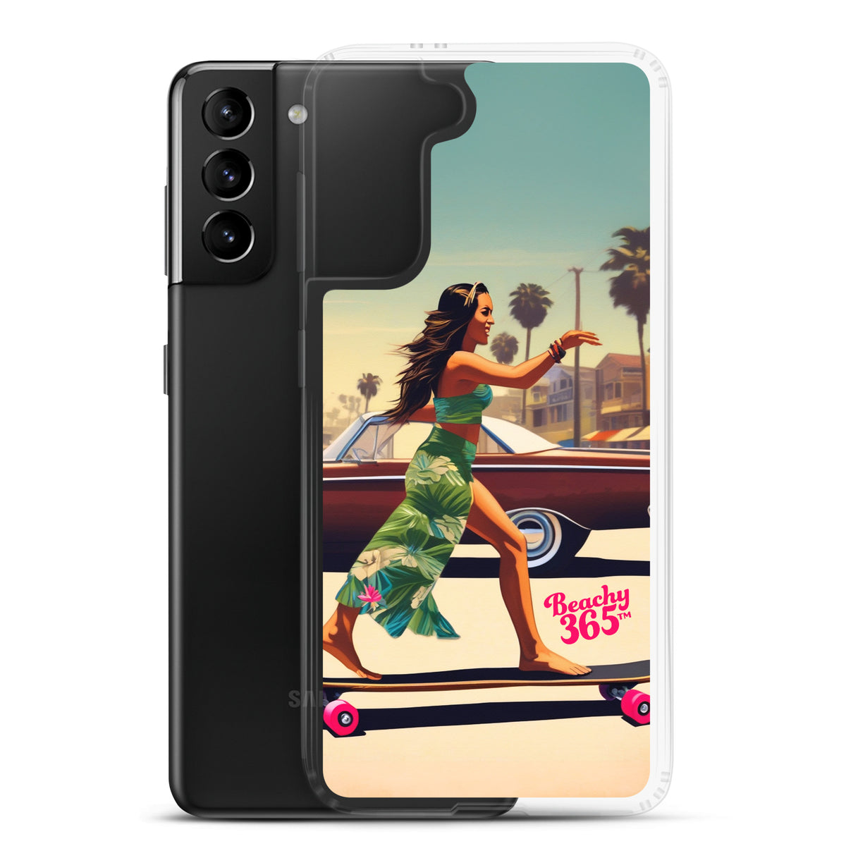 Skate Like an Egyptian - Longboard Dancer Samsung Phone Case