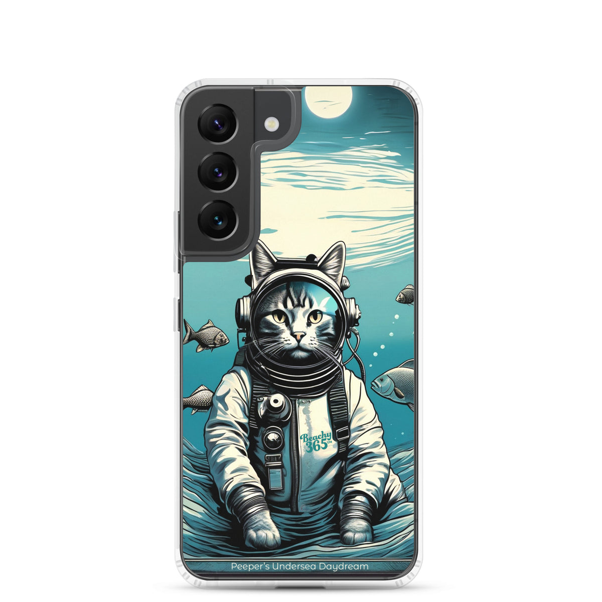 Peeper the Cat's Undersea Daydream Samsung Phone Case