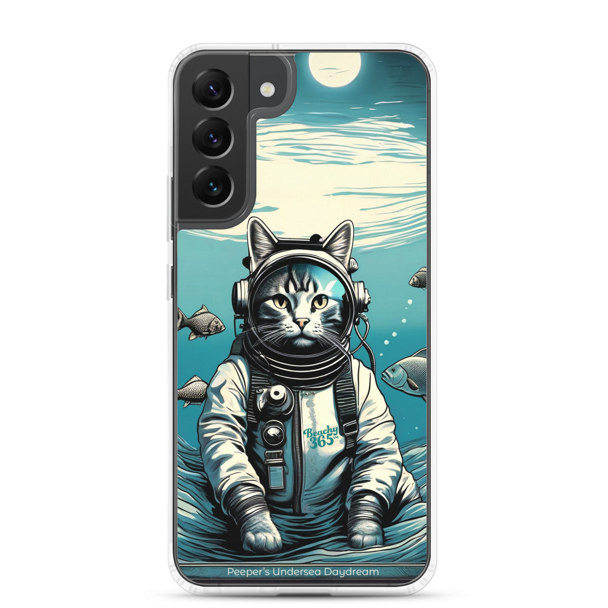 Peeper the Cat's Undersea Daydream Samsung Phone Case