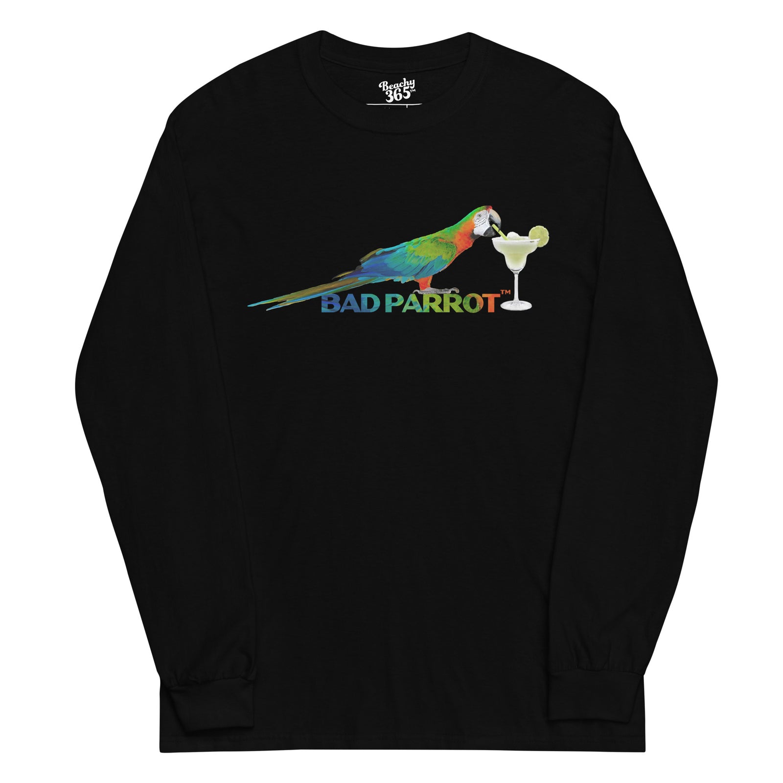 Bad Parrot with Margarita Long Sleeve Tee