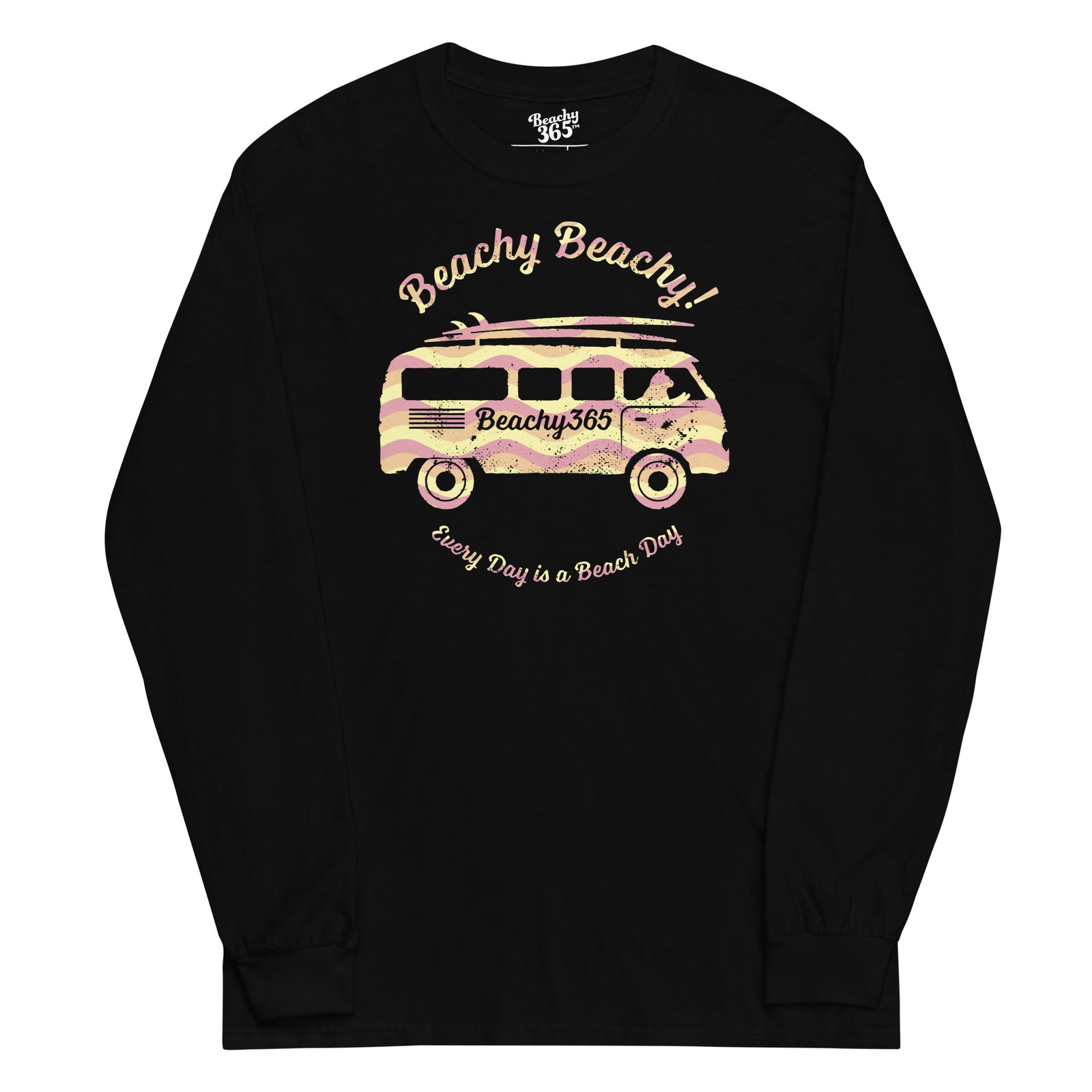 Beachy Beachy Vintage Surfbus Cat Long Sleeve Tee
