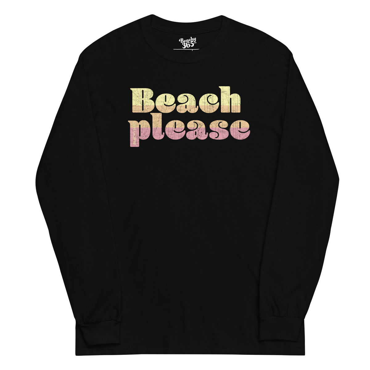 Beach Please Vintage Long Sleeve Tee