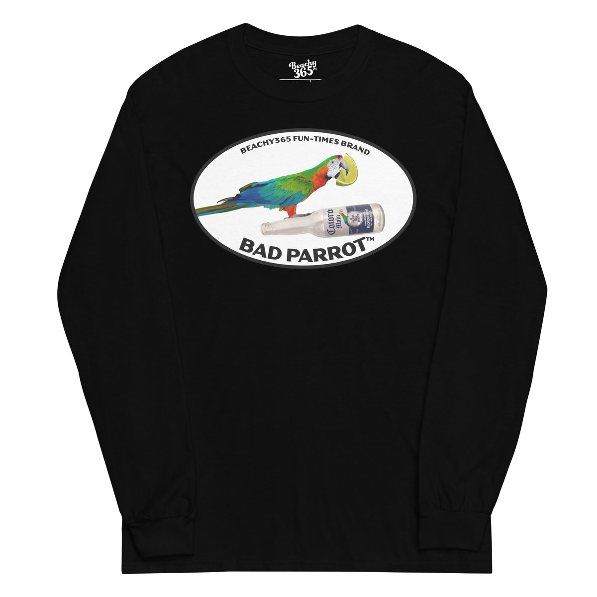 Bad Parrot with Beer and Lime Long Sleeve Tee
