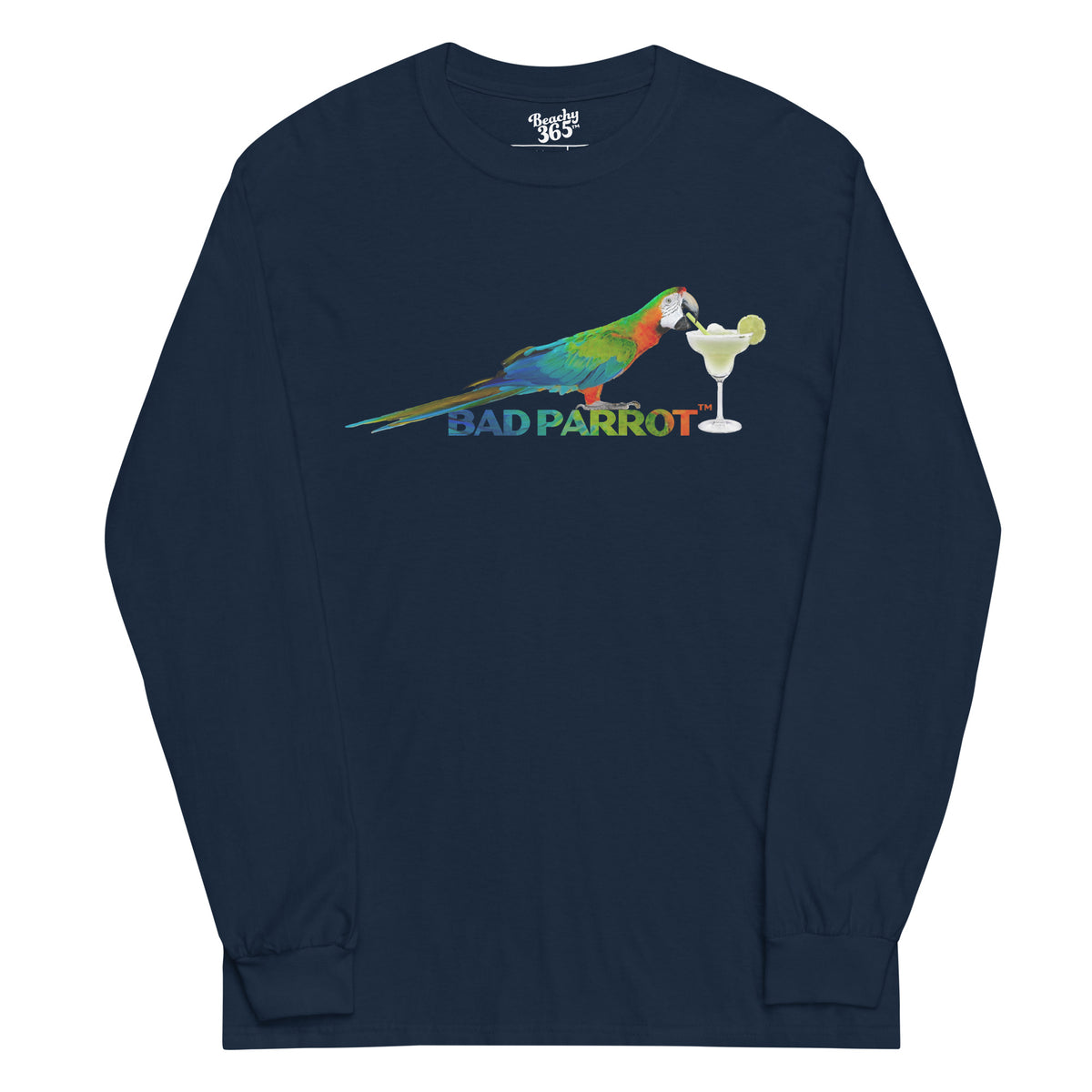 Bad Parrot with Margarita Long Sleeve Tee