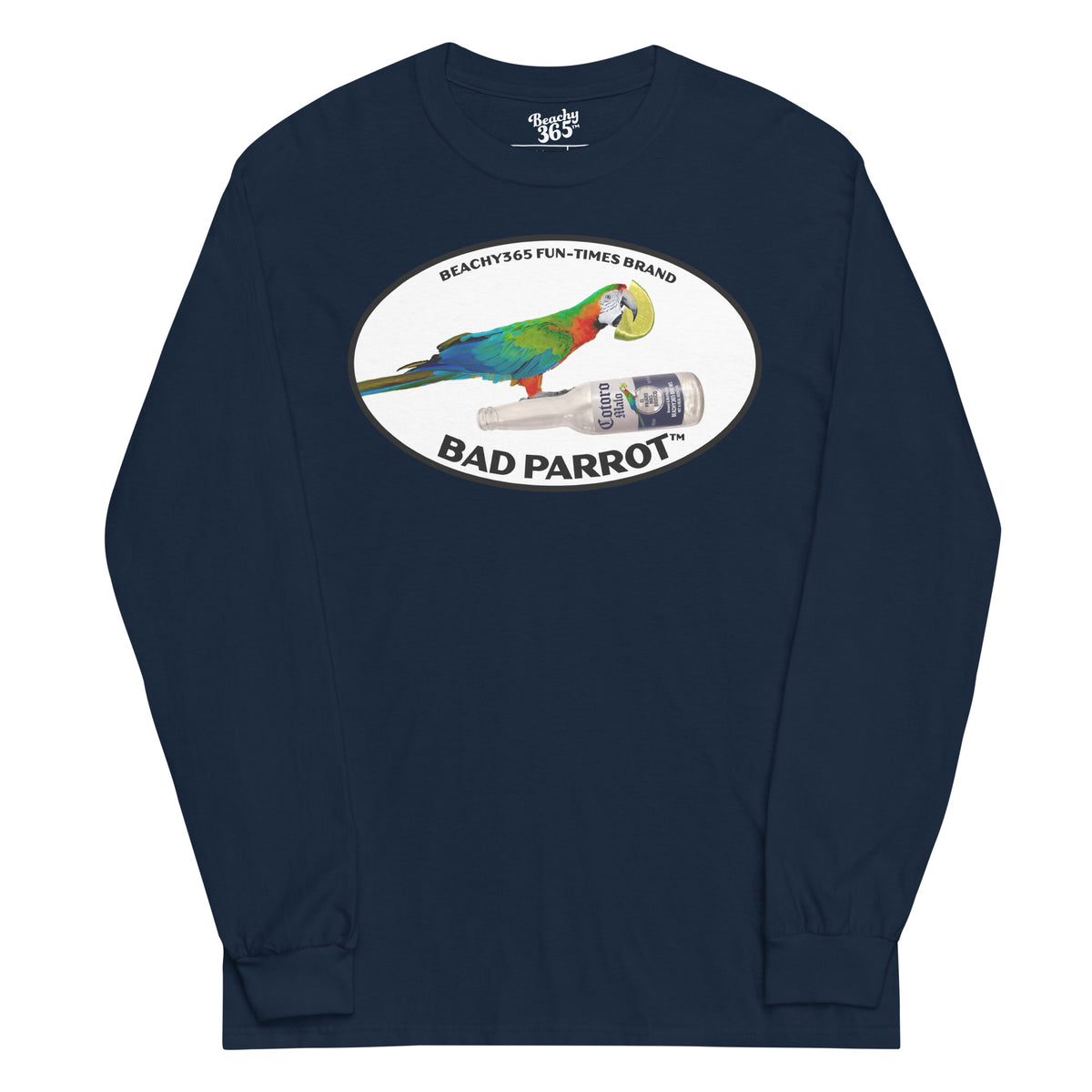 Bad Parrot with Beer and Lime Long Sleeve Tee