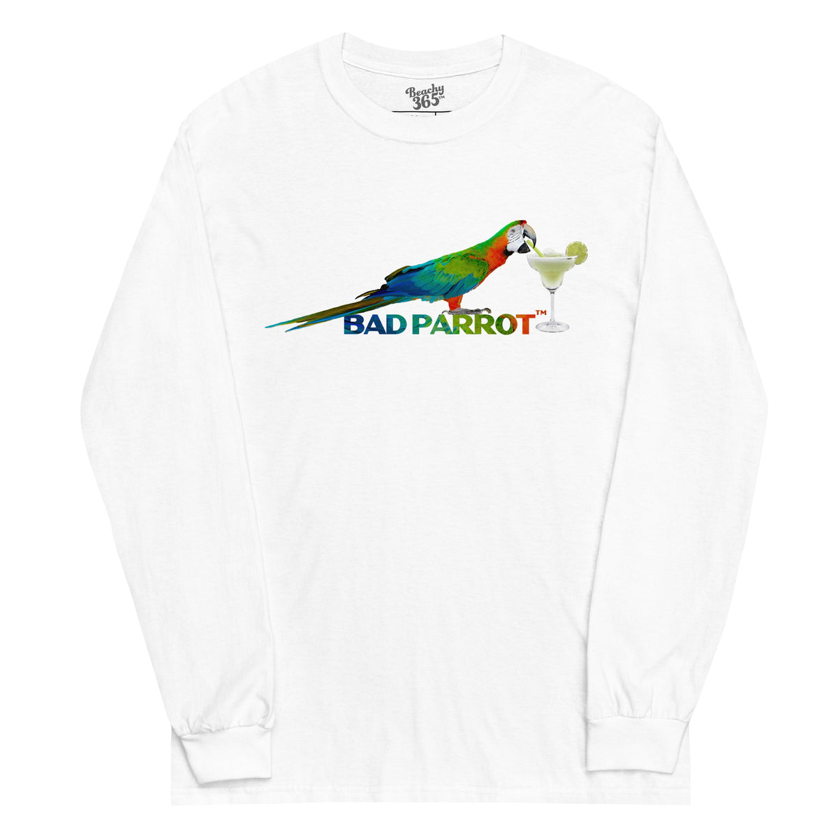Bad Parrot with Margarita Long Sleeve Tee