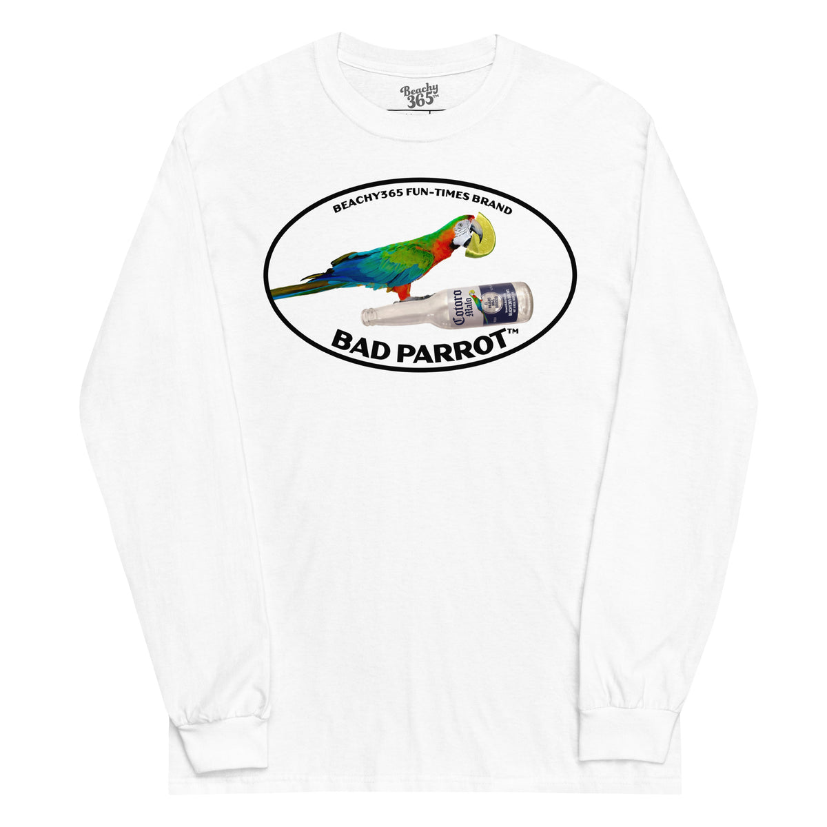 Bad Parrot with Beer and Lime Long Sleeve Tee