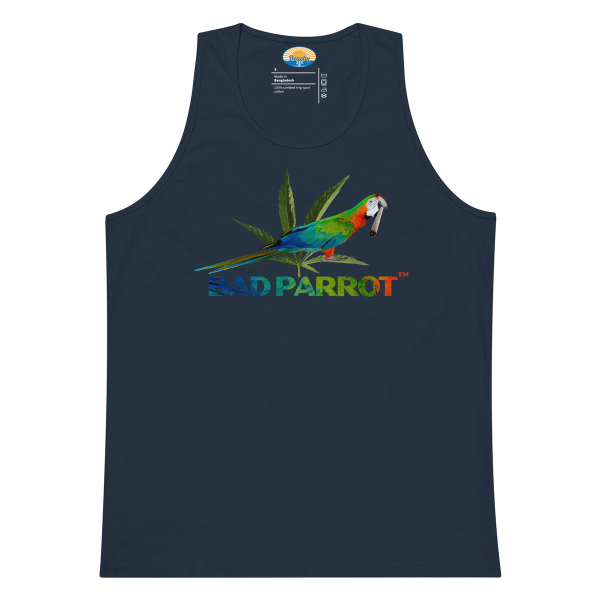 Bad Parrot Cannabis Logo Men’s Tank