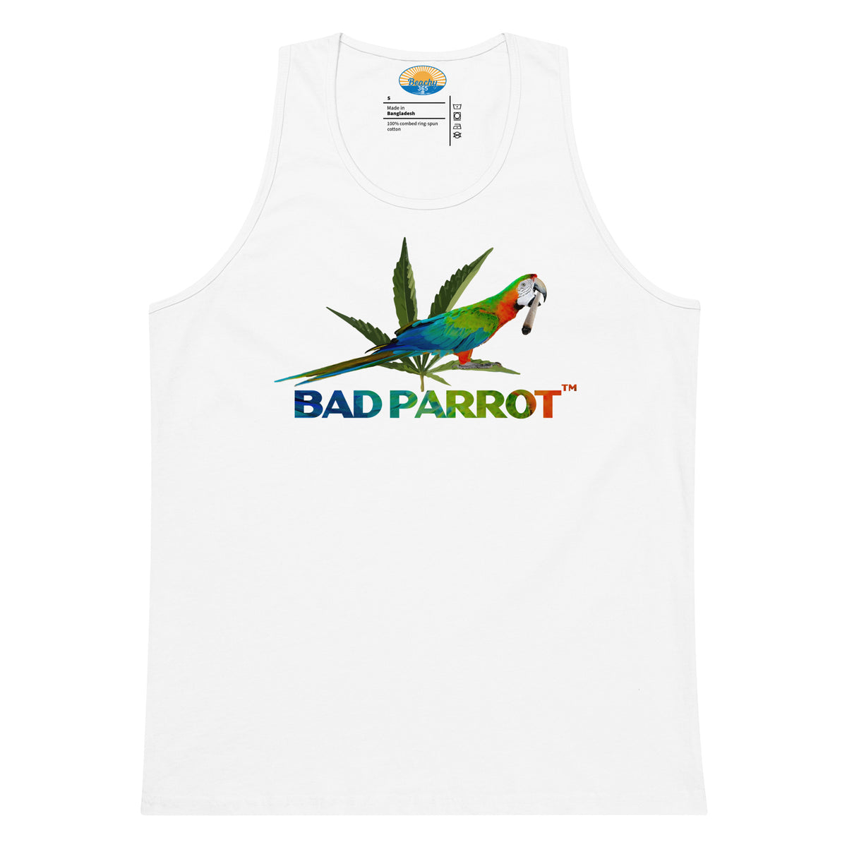 Bad Parrot Cannabis Logo Men’s Tank