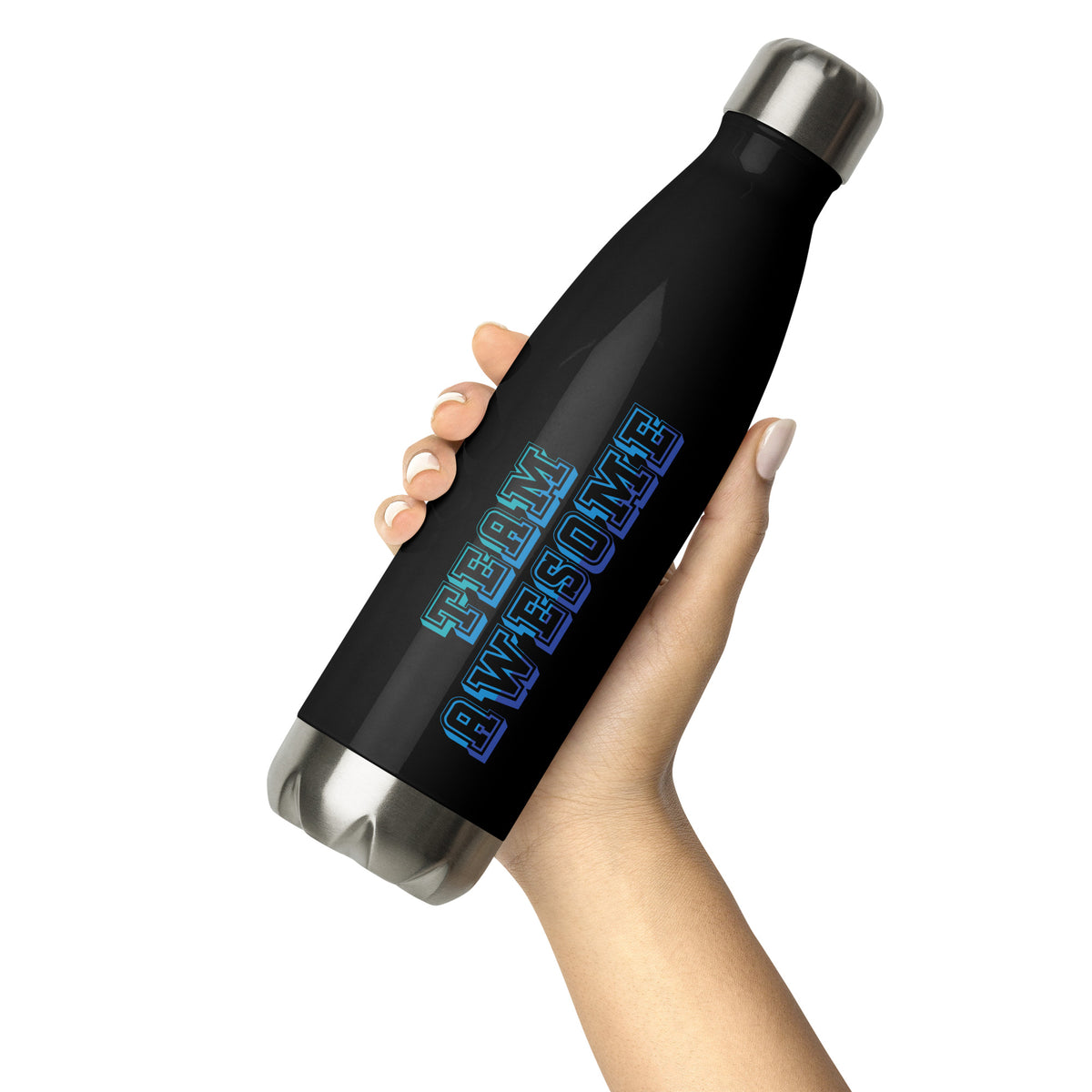 Team Awesome Stainless Steel Water Bottle