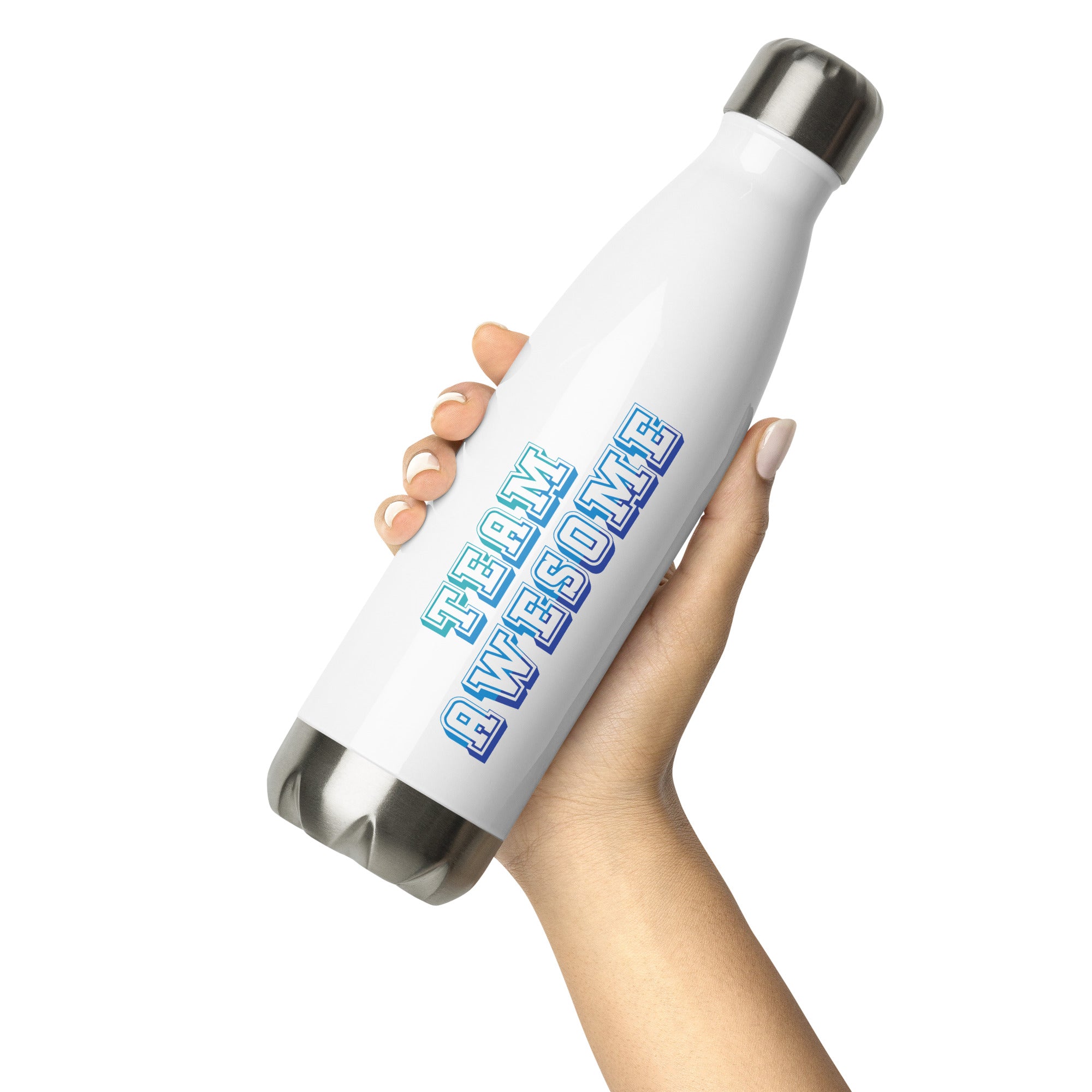 Team Awesome Stainless Steel Water Bottle