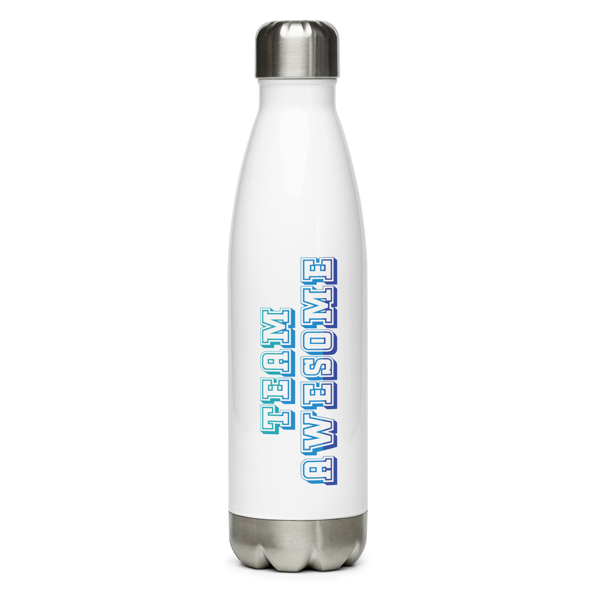 Team Awesome Stainless Steel Water Bottle