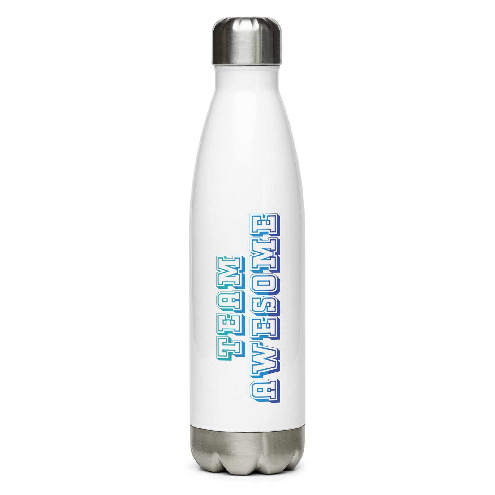 Team Awesome Stainless Steel Water Bottle