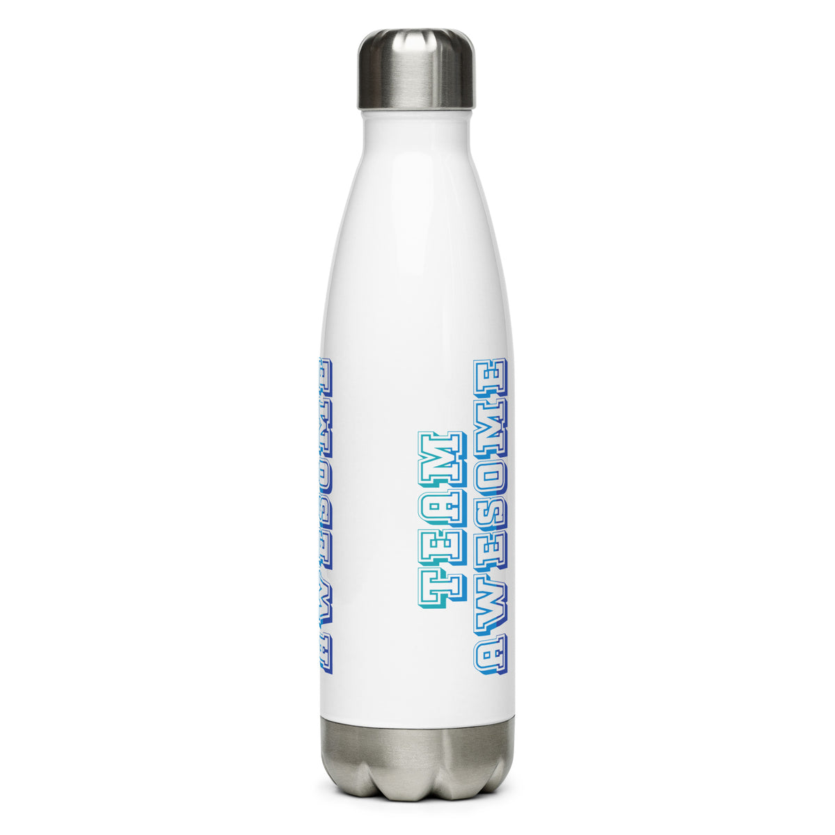Team Awesome Stainless Steel Water Bottle