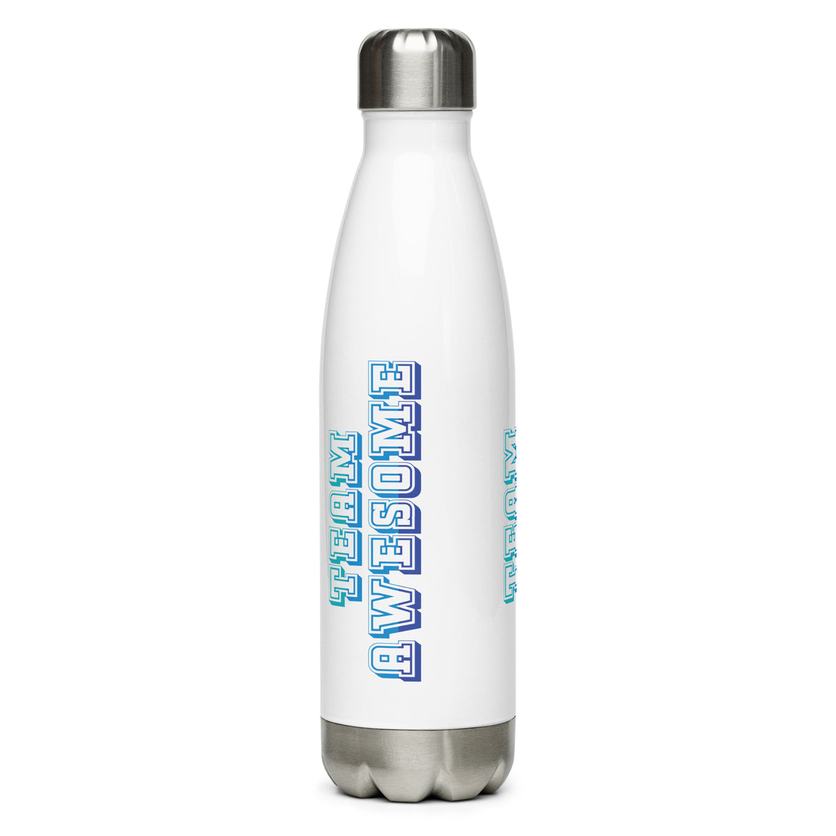 Team Awesome Stainless Steel Water Bottle