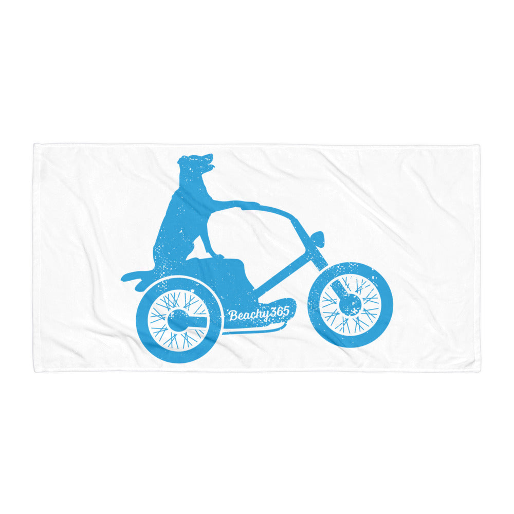 Vintage Scooter Dog Towel