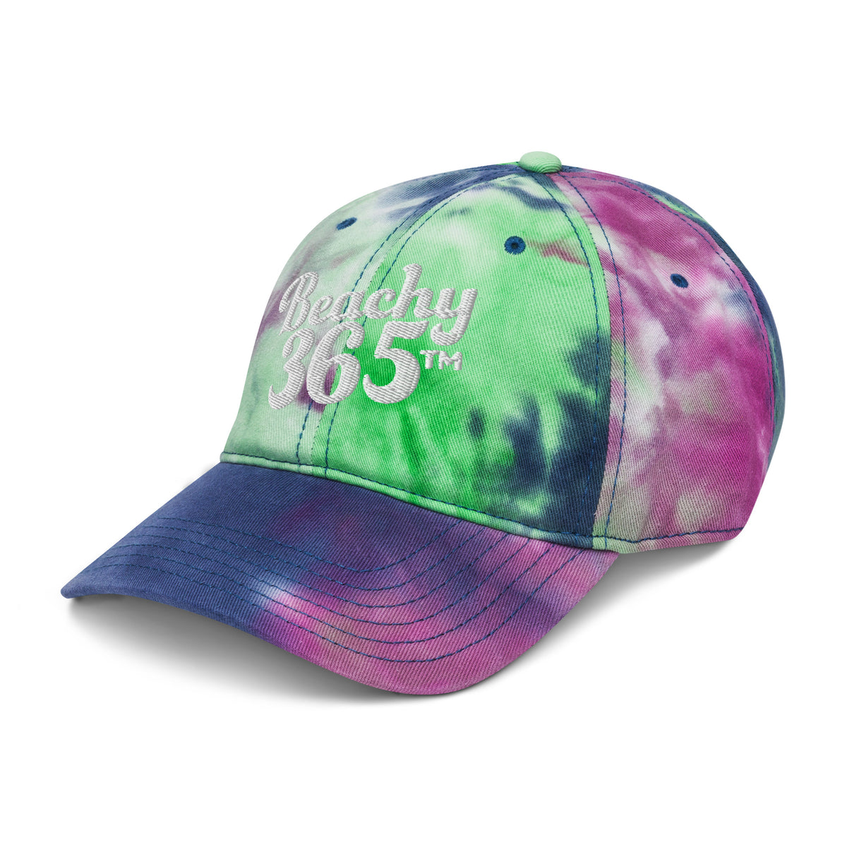 Beachy Tie-Dye Hat - Purple Passion