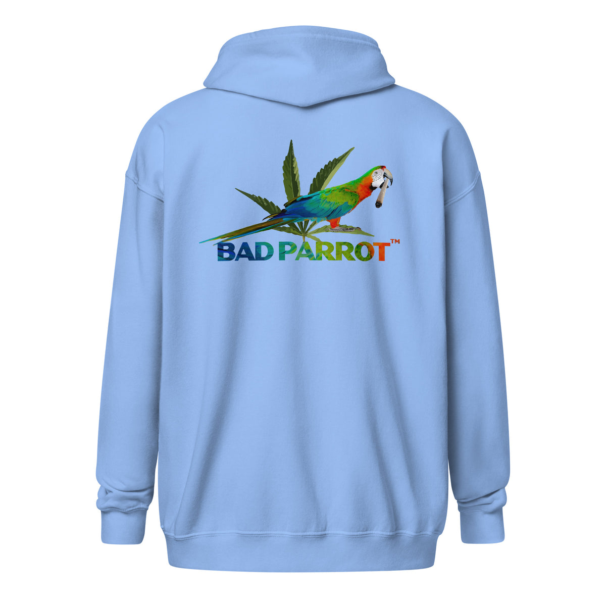 Bad Parrot Cannabis Logo Zip Hoodie