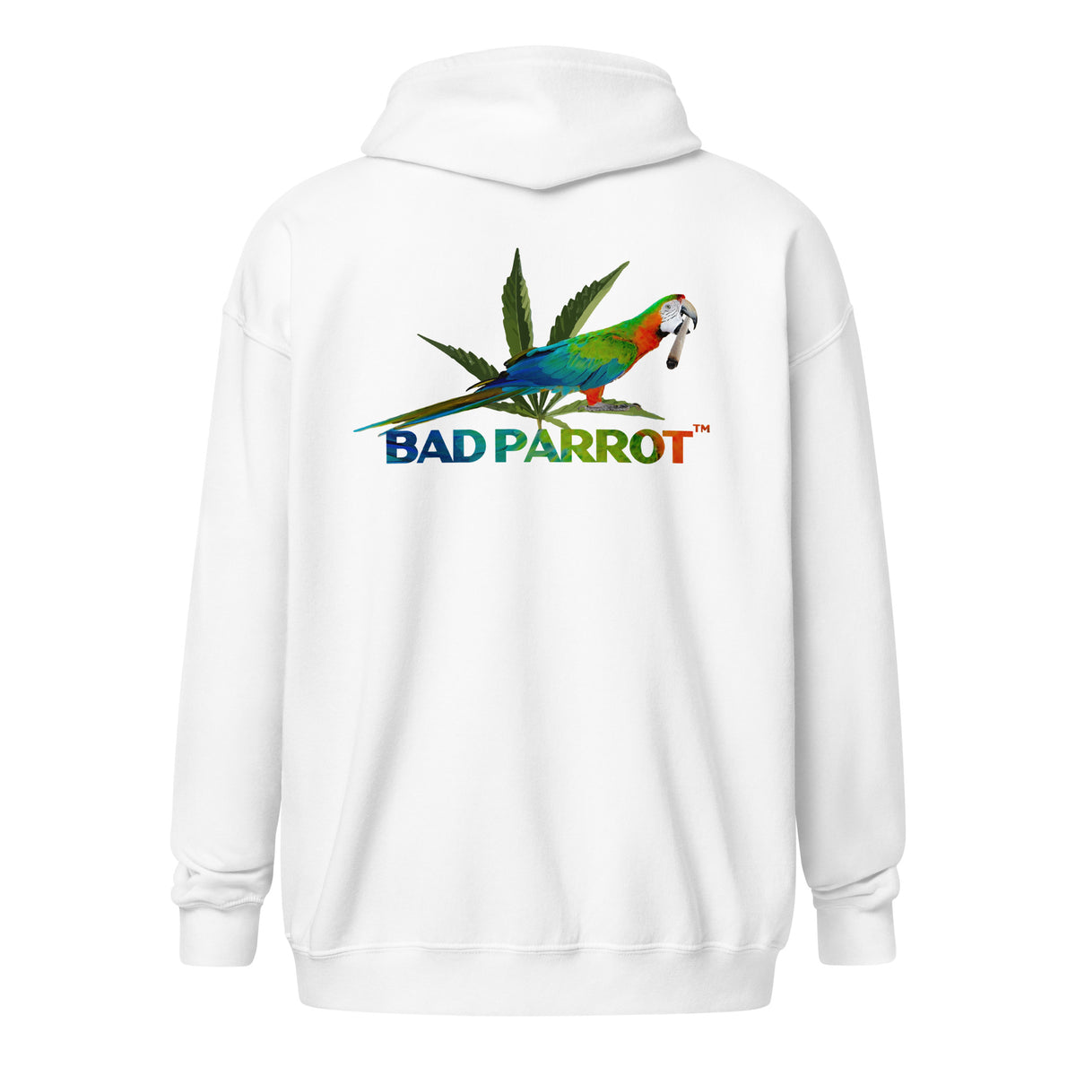 Bad Parrot Cannabis Logo Zip Hoodie