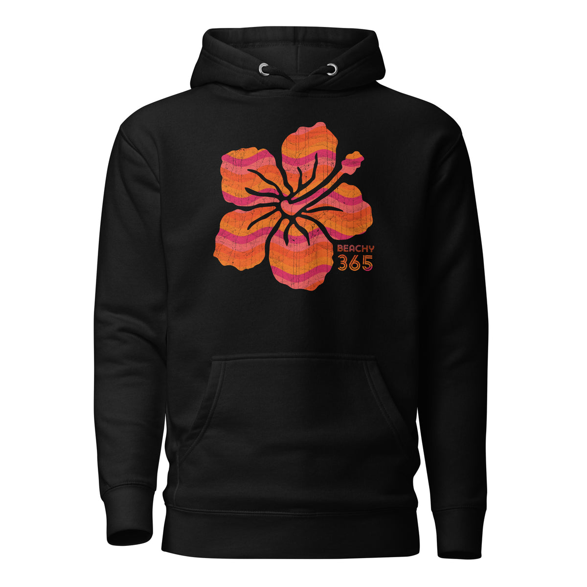 Tropical Sunset Flower Hoodie