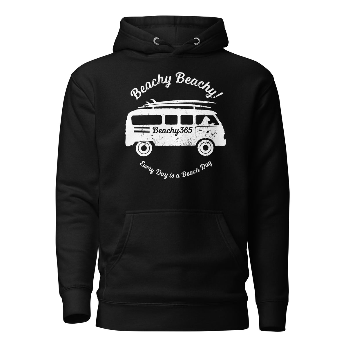 Beachy Beachy Vintage Surfbus Cat Hoodie