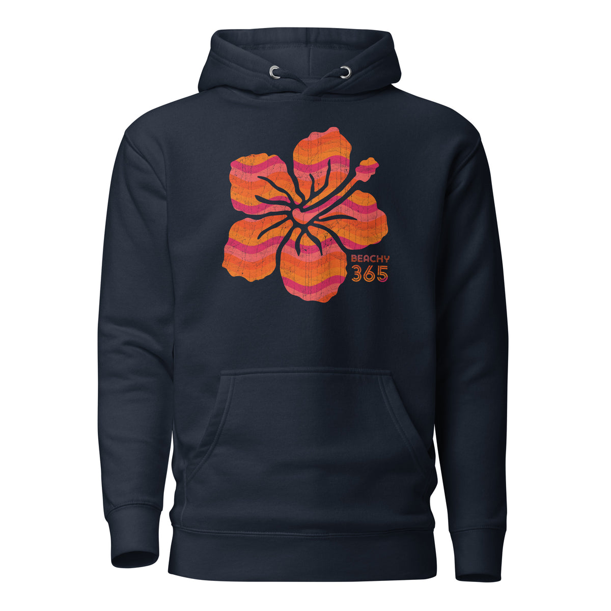 Tropical Sunset Flower Hoodie