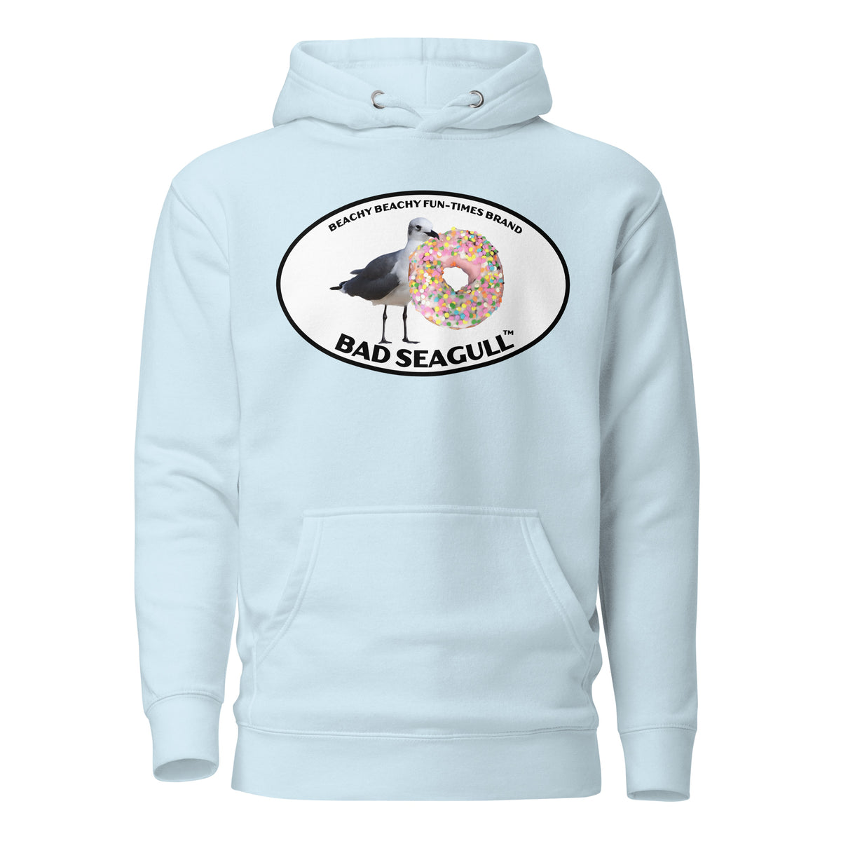 Bad Seagull with Doughnut Hoodie