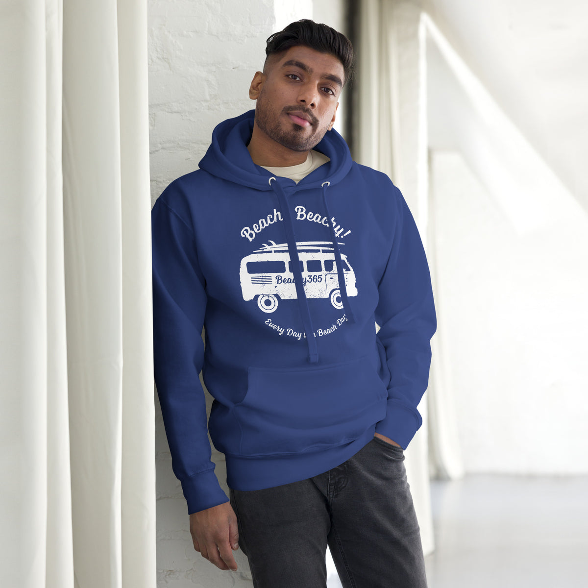 Beachy Beachy Vintage Surfbus Dog Hoodie